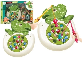 Łowienie rybek z dźwiękiem dinozaur - Leantoys