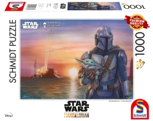 Puzzle 1000 PQ T. Kinkade Star Wars The Mandalorian Nowy kierunek 111745 - Schmidt Puzzle