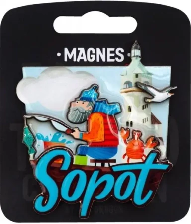 Magnes I love Poland Sopot ILP-MAG-C-SOP-20 - Pan Dragon