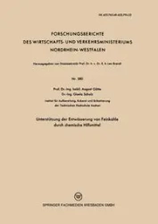 Unterstutzung Der Entwasserung Von Feinkohle Durch Chemische Hilfsmittel - August Gotte