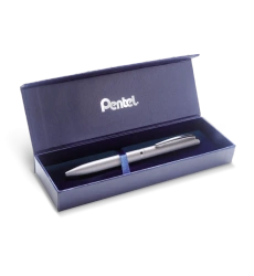 Eleganckie pióro kulkowe EnerGel 0,7 mm BL2007-Z srebrne w etui - PENTEL