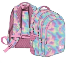 Plecak 4 komorowy BP58 Pastel Pixels - ST-MAJEWSKI