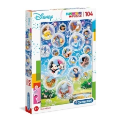 Puzzle 104 Super kolor Disney classic - Clementoni