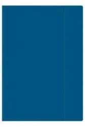 Teczka z gumką A4+ 40mm 450g c.niebieska(10szt) - INTERDRUK