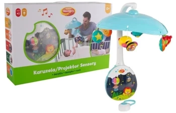 Karuzelar projektor Sensory 2w1 - Dumel