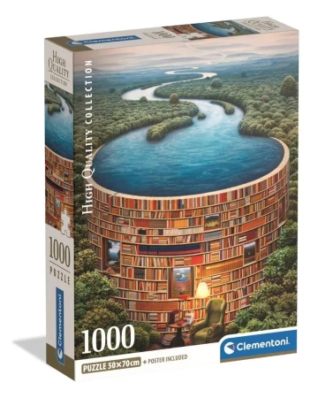 Puzzle 1000 Bibliodame - Clementoni