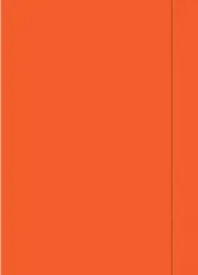 Teczka z gumką A4, pomarańczowa