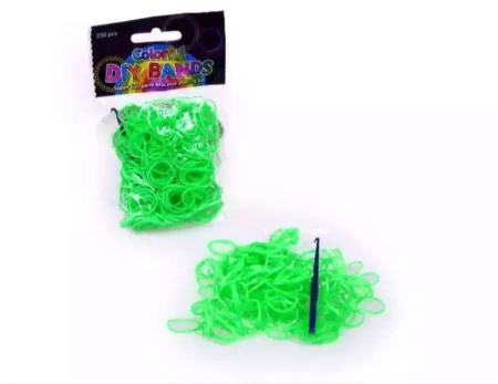 Gumki, zielone (250 sztuk)