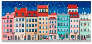 Magnes I love Poland Warszawa ILP-MAG-C-WAR-30 - Pan Dragon