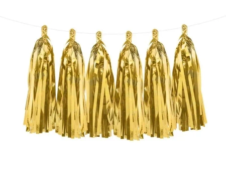 Girlanda frędzle złote - PartyDeco