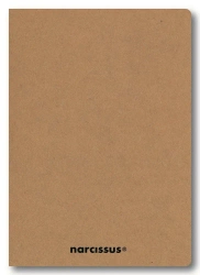 Zeszyt A4/48K kratka Eco Kraft (6szt) NARCISSUS