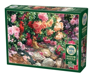 Puzzle 1000 Kwiaty i Ptaki 112626 - Cobble Hill