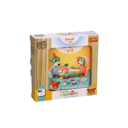 Książeczka drewniana Poznaj zabawki Bobaski i Miś 261499 - Trefl PAP