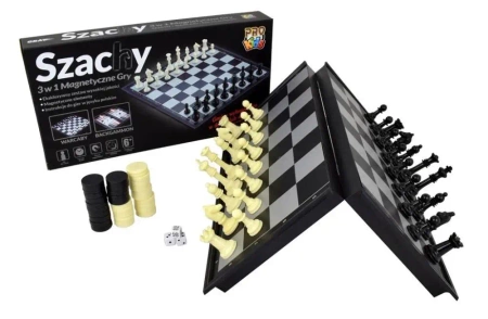 Szachy 3w1 Magnetyczne - Pro Kids