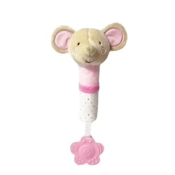 Myszka beżowa z dźwiękiem 17cm - Tulilo