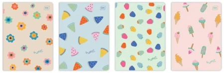 Zeszyt A5/32K kratka M 70g UV Sweet (10szt) - INTERDRUK