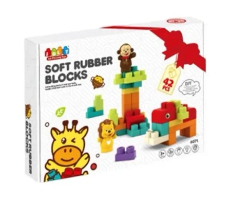 Klocki miękkie 42szt