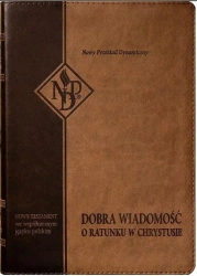 Nowy Testament NPD z paginatorami ciemnobrązowy - praca zbiorowa