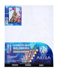 Malowanie po numerach 40x50cm - Wieża Eiffla - ASTRA papiernicze