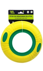 Dysk do rzucania dla psa 25cm - żółty