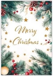 Karnet Boże Narodzenie English - Trend