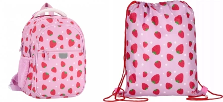 Pakiet Fruits: plecak / piórnik saszetka / GRATIS worek na buty