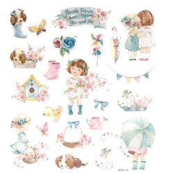 Naklejki z brokatem marisella & me 22szt - Dalprint dpCraft