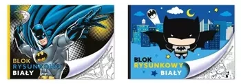 Blok rysunkowy A4/20K biały Batman - Beniamin