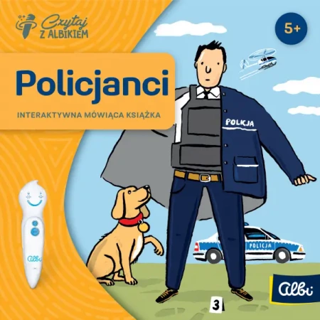 Czytaj z Albikiem Książeczka zawody. Policjanci