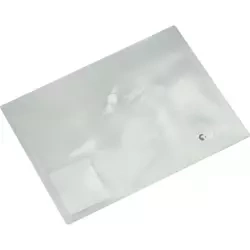 Teczka kopertowa PP A5 biała transparentna - Titanum