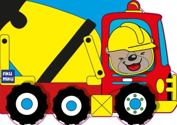 Betoniarka. Kolorowanka z wykrojnika FIKU MIKU - Katarzyna Maćkowiak