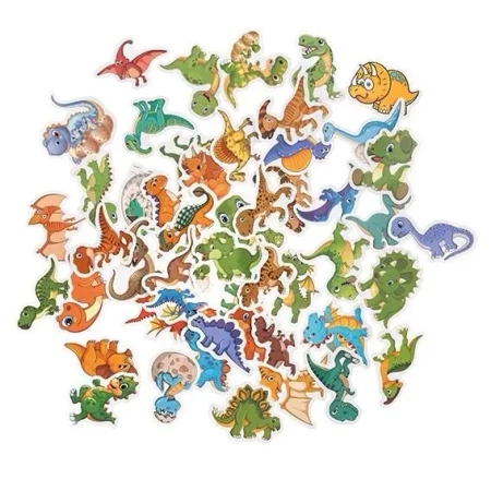 Naklejki winylowe dinozaury 4-5cm 50szt - Dalprint dpCraft