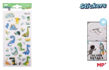 Naklejki 3D dinozaury - MP Main Paper