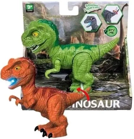 Tyranozaur młody ze światłem i dżwiękiem MIX - Merkpol