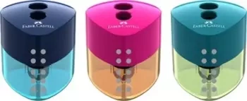 Temperówka podwójna Auto Grip mix kol. - Faber Castell