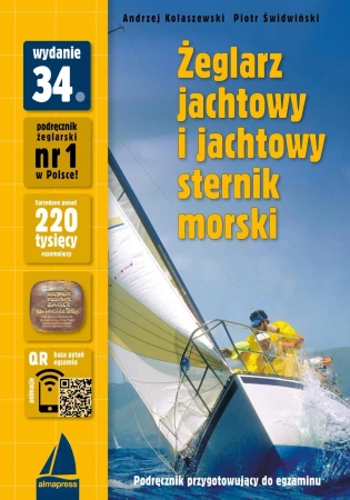Żeglarz jachtowy i jachtowy sternik morski wyd. 34 - Andrzej Kolaszewski, Piotr Świdwiński