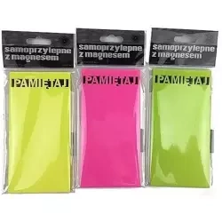 Karteczki elektrostatyczne 75x75mm 100K Pamiętaj - Ziemia Obiecana