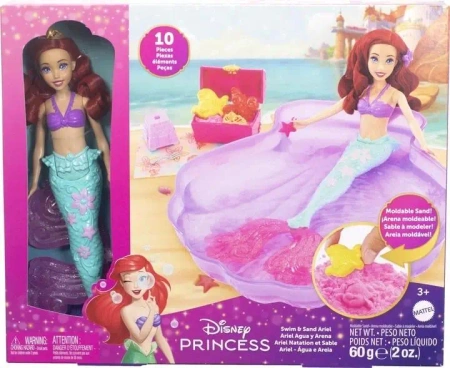 Disney Princess Wodna zabawa Arielki - Mattel
