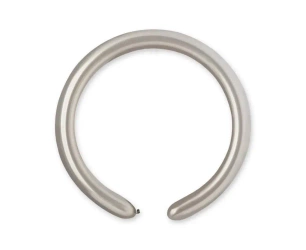 Balony Rurki włoskie srebrne 100szt - Godan