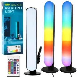 Zestaw Lampy Ambient RGB LED Gamingowe na Biurko P - Leantoys