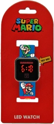 Zegarek LED z kalendarzem Super Mario GSM4236 - Kids Euroswan