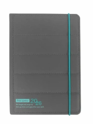 Kalendarz 2026 A5 LUX north face dzienny V3 szary K-A5D NF - AVANTI