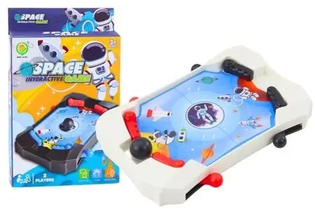 Mini gra zręcznościowa kosmiczna piłka biała - Leantoys