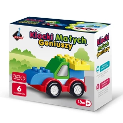 Klocki małych geniuszy Autko 6el - Askato
