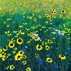 Karnet z kopertą Kwiaty - Susan Entwistle