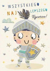 Karnet A5 Urodziny - Rycerz - Henry