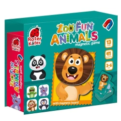 Układanka magnetyczna Zabawne zwierzęta w ZOO - Roter Kafer