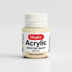 Farba akrylowa Kawa z mlekiem 20ml - Ideyka