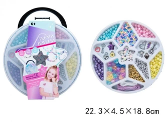 Zestaw koralików do robienia bransoletek - Madej