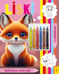 Liski. Kolorowanka z kredkami - opracowanie zbiorowe